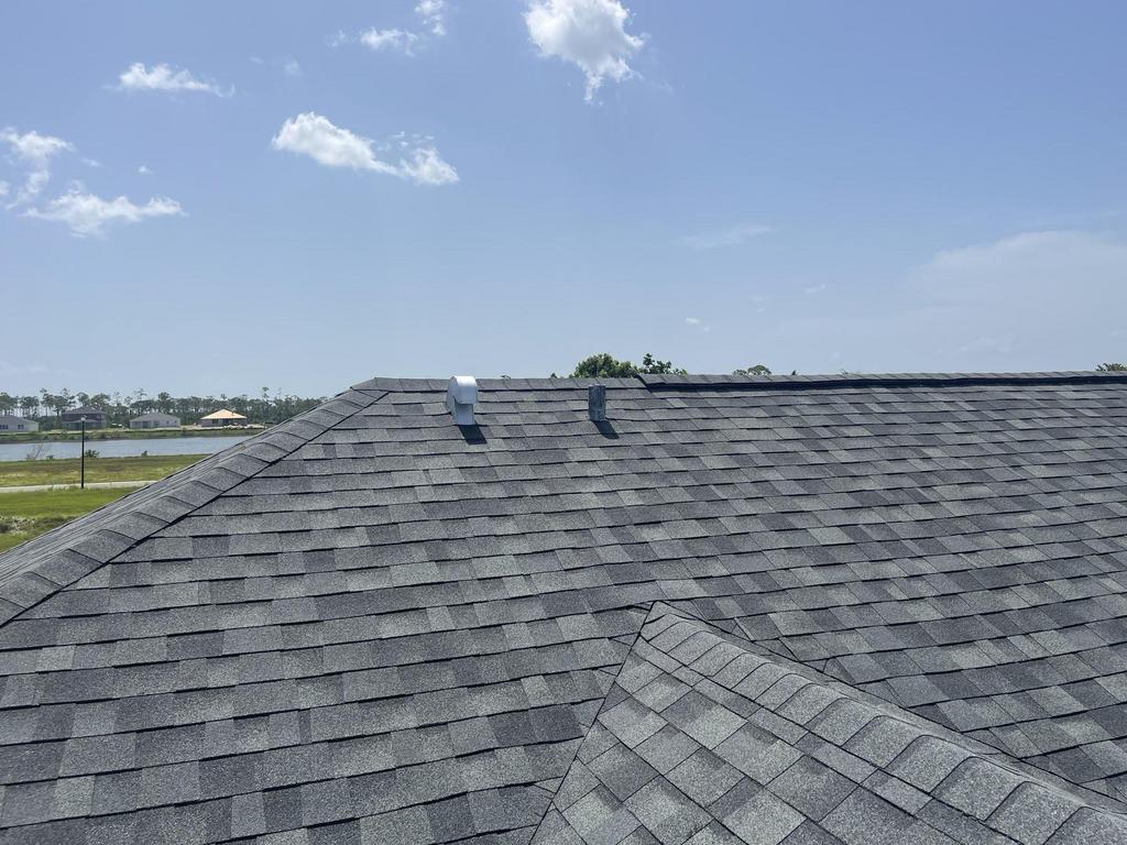 dual grey owens corning shingle roof